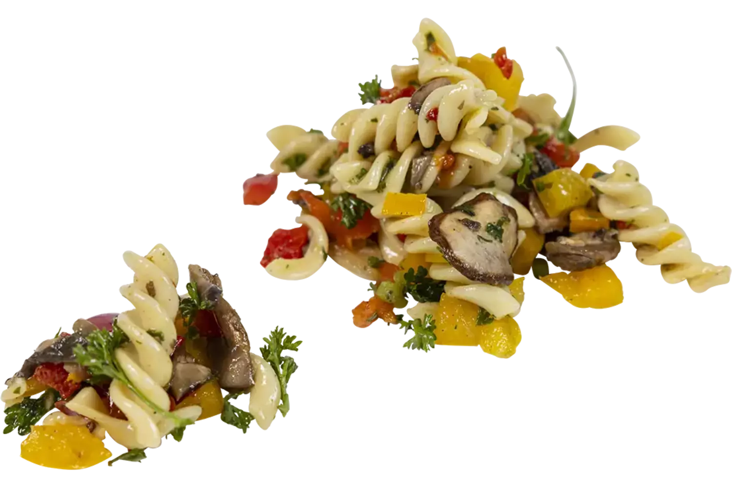 Pastasalade paddenstoelen 1kg kist 6 stuks